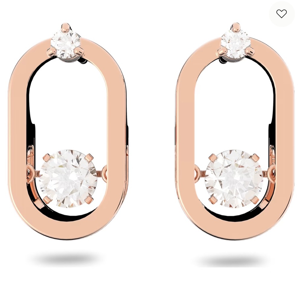 Swarovski sparkling dance stud earrings